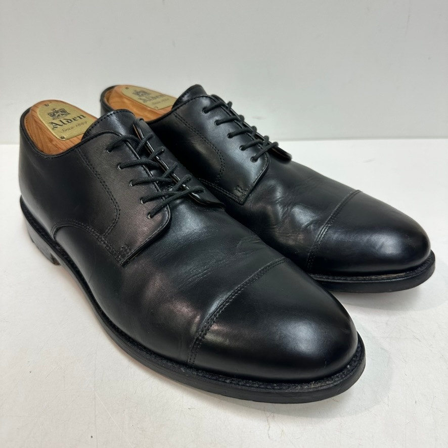 Very Good Grant Stone X J. Crew Ludlow Derby Black Leather 9.5 — image 2 of 8
